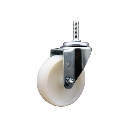 Service Caster 4 Inch Nylon Wheel Swivel 58 Inch Threaded Stem Caster Service Caster SCC-TS20S414-NYS-58212